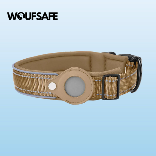 Collar with Waterproof AirTag Case