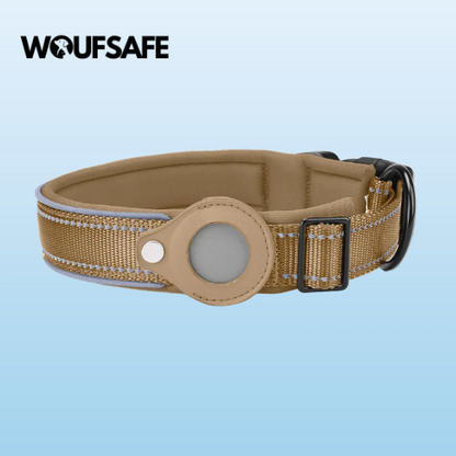 Collar with Waterproof AirTag Case