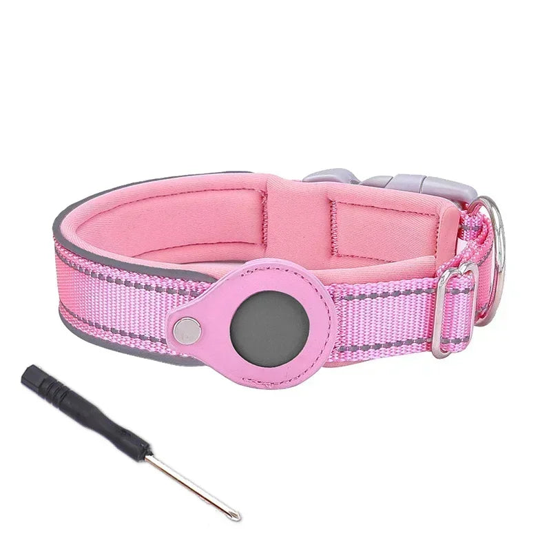 Collar with Waterproof AirTag Case