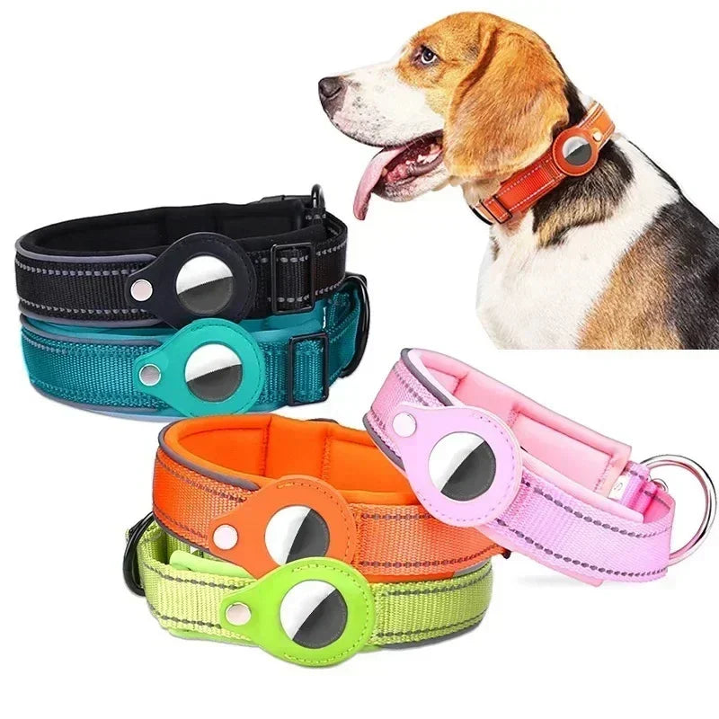 Collar with Waterproof AirTag Case