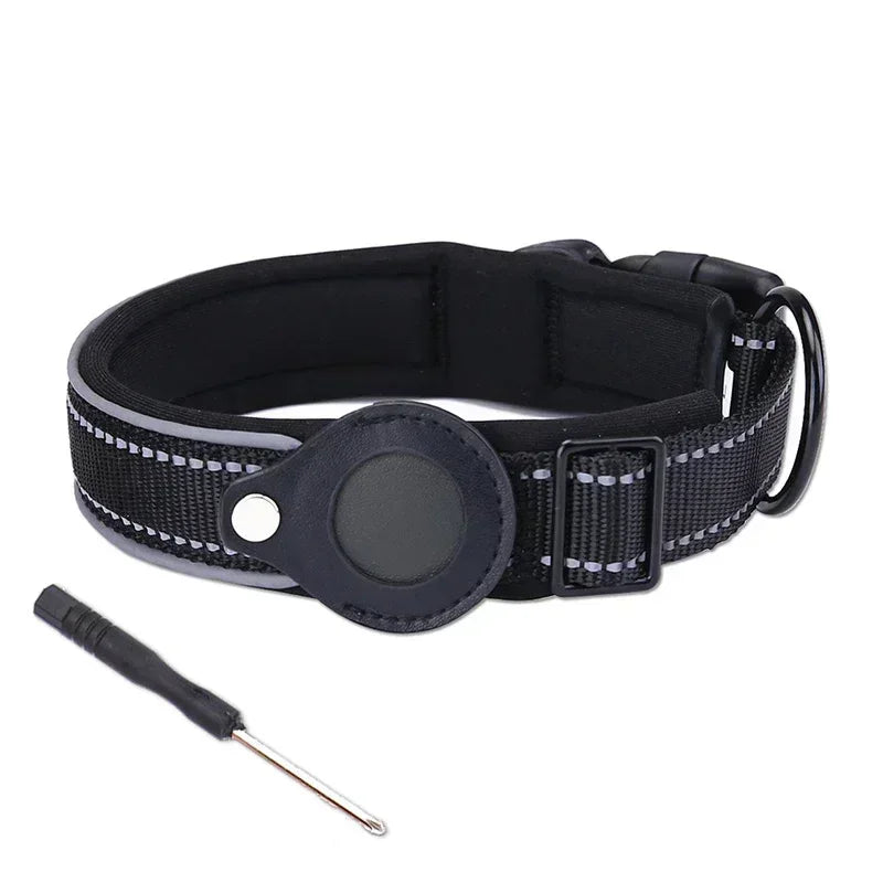 Collar with Waterproof AirTag Case