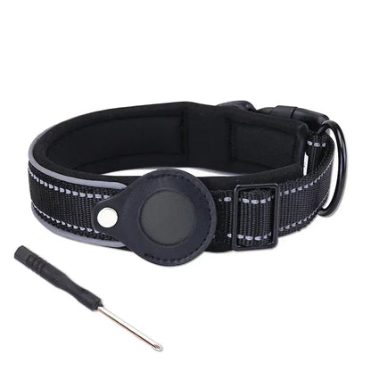 Collar with Waterproof AirTag Case