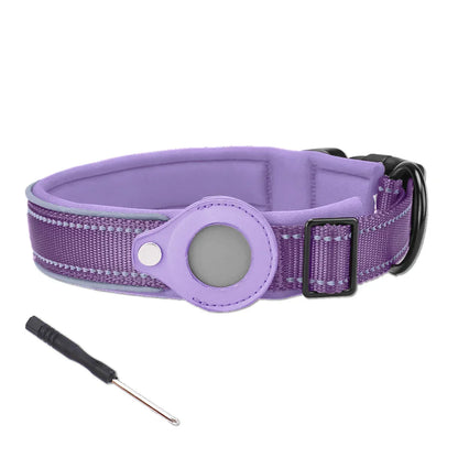 Collar with Waterproof AirTag Case