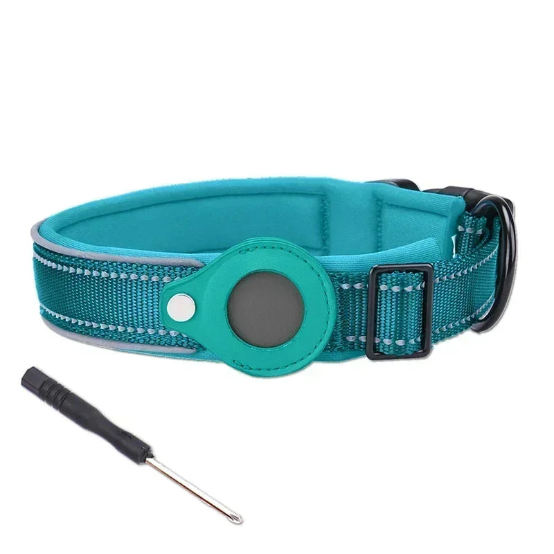 Collar with Waterproof AirTag Case