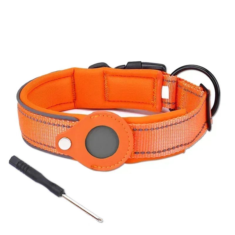 Collar with Waterproof AirTag Case